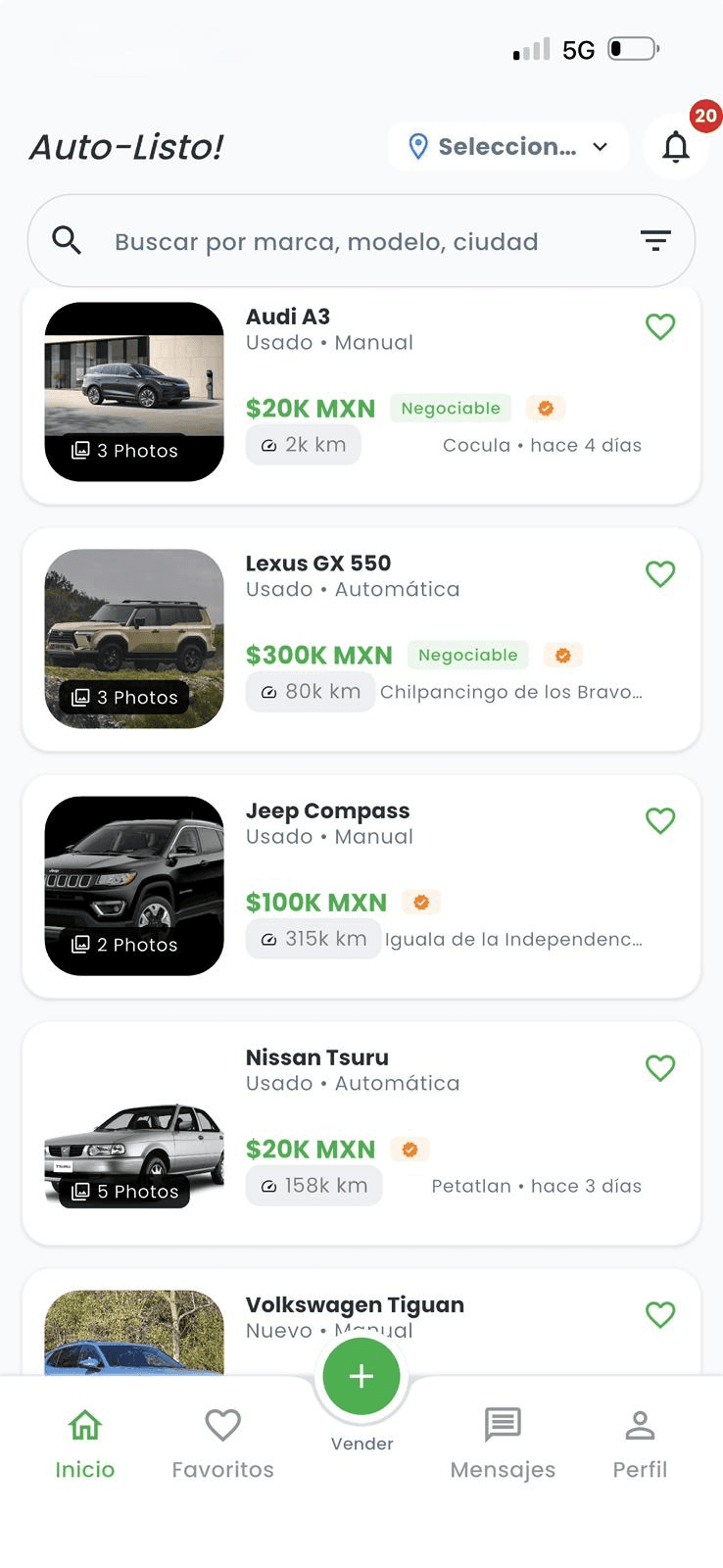 Auto-Listo! — Automotive app